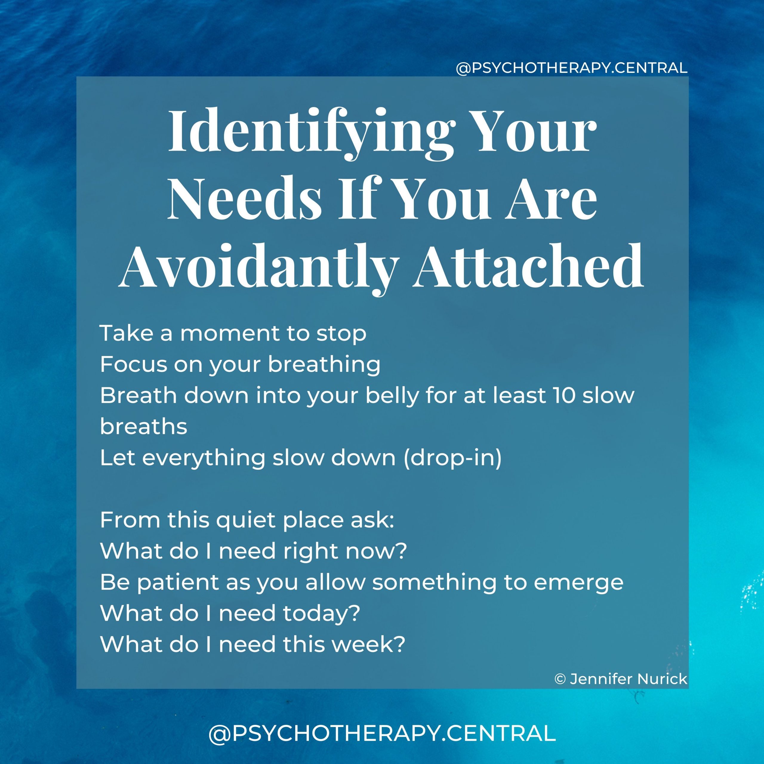 Identifying Your Needs If You Are Avoidantly Attached
